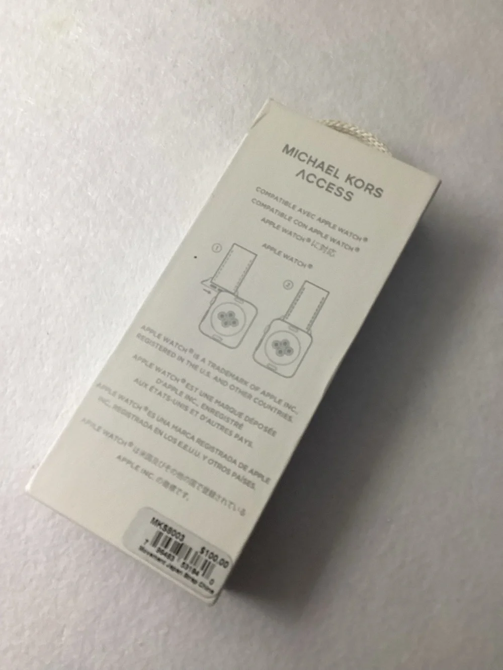 Michael Kors Blush Rubber Apple Watch Band, 38mm or 40mm